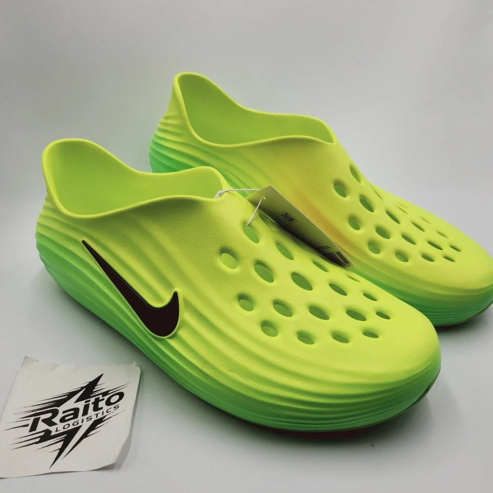 Unisex M16/W17 Nike Shoes ReactX Rejuven8 Slip-On Green Strike Black HV5060 300